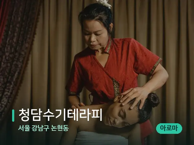 서울 강남구 논현동 청담수기테라피 — 스파 마사지 베드