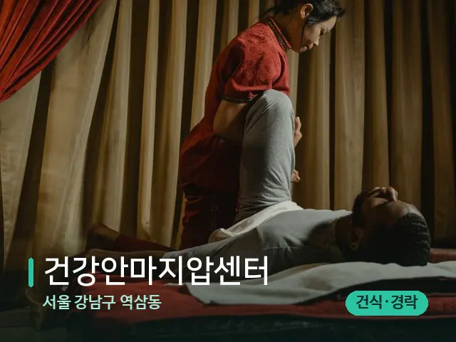 서울 강남구 역삼동 건강안마지압센터 — 스파 마사지 베드